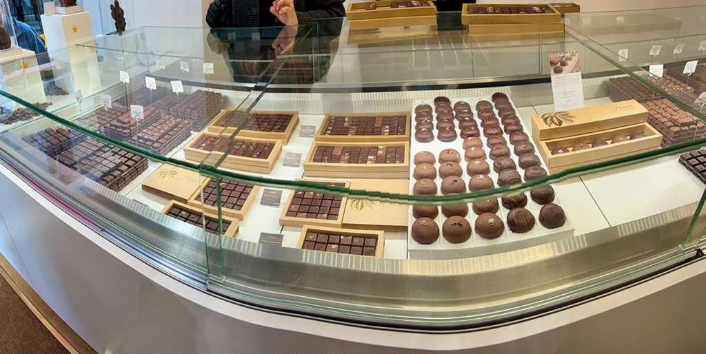 A Bordeaux chocolate shop